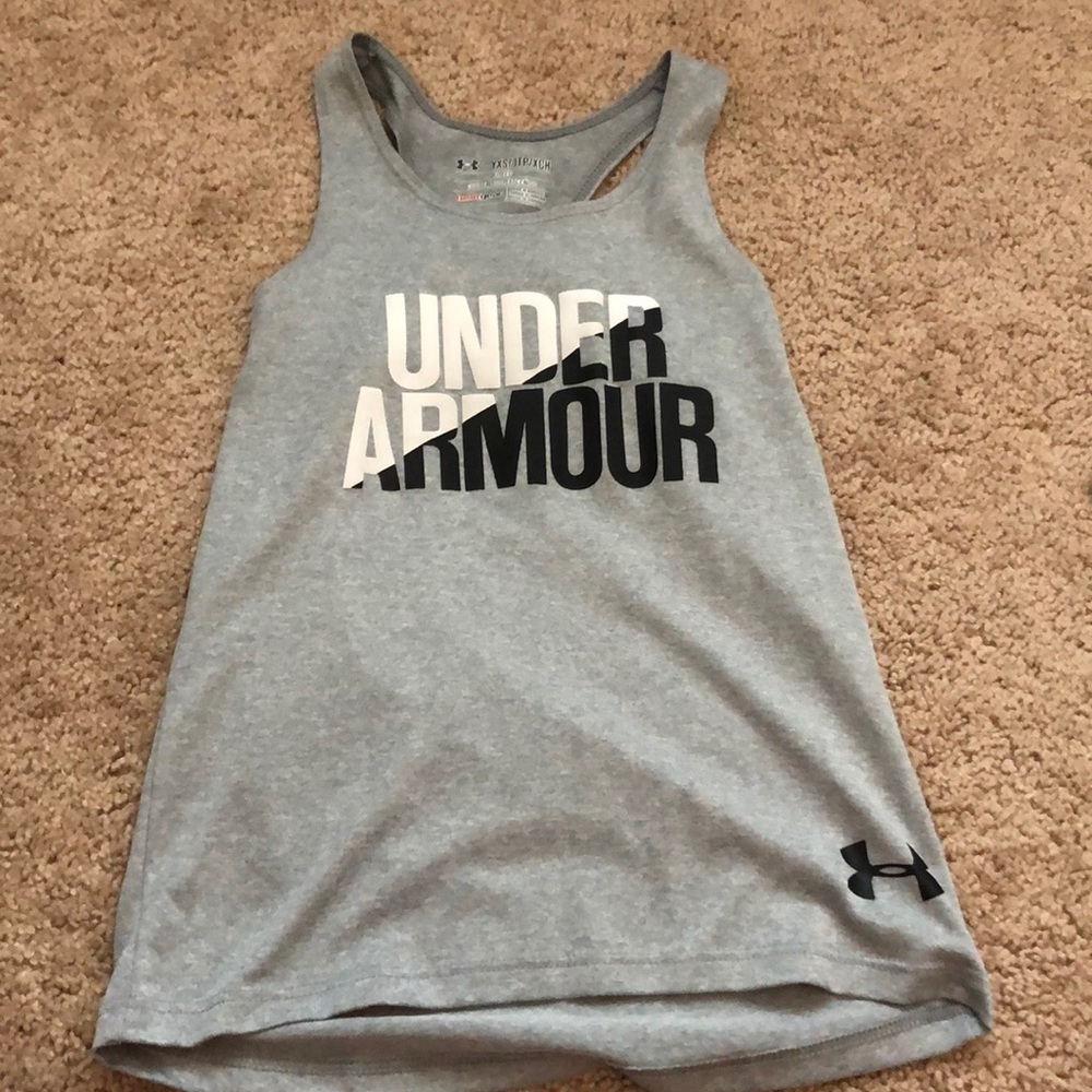 youth under armour activewear top
